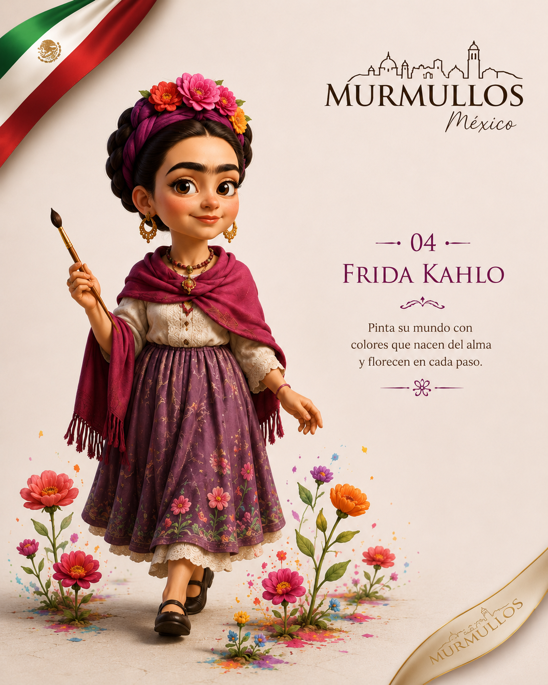 Personaje Murmullos: Frida Kahlo