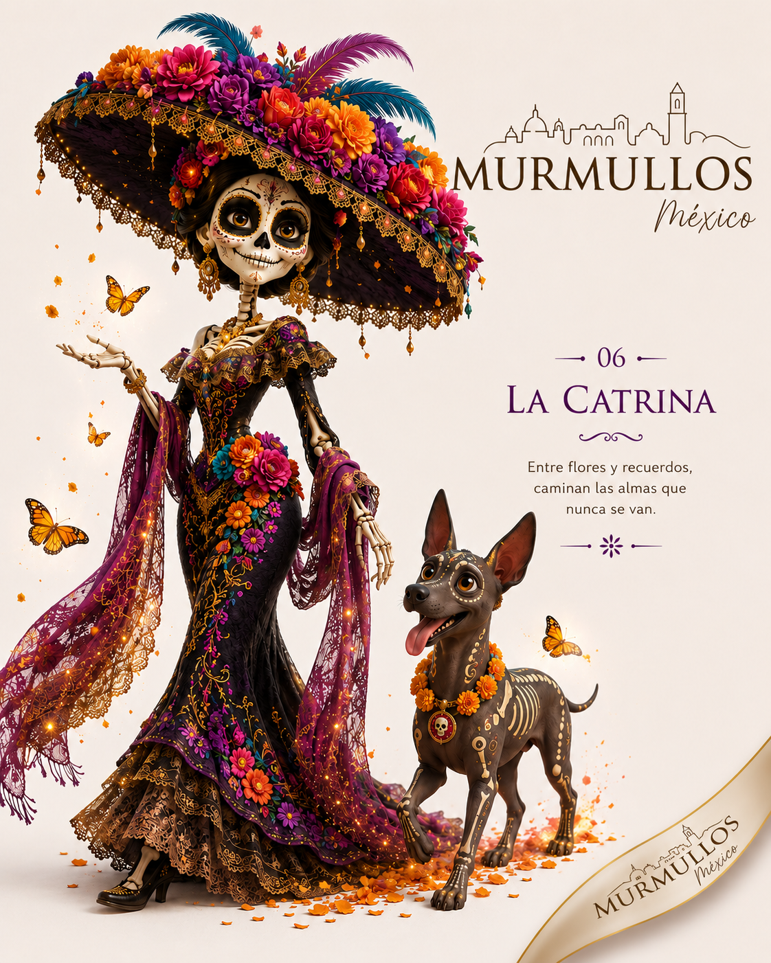 Personaje Murmullos: La Catrina